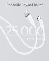 Anker <b>641</b> USB-C to Lightning Cable (Flow, 3 ft Silicone)