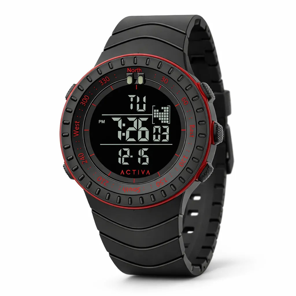 Activa ACW1237-009 black digital watch